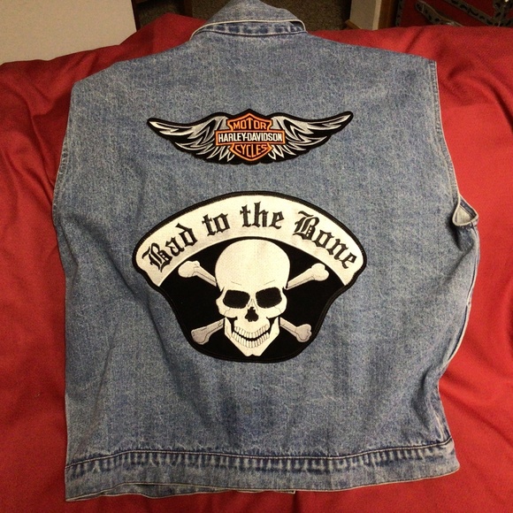 Motorcycle Jean vest - Picture 1 of 4